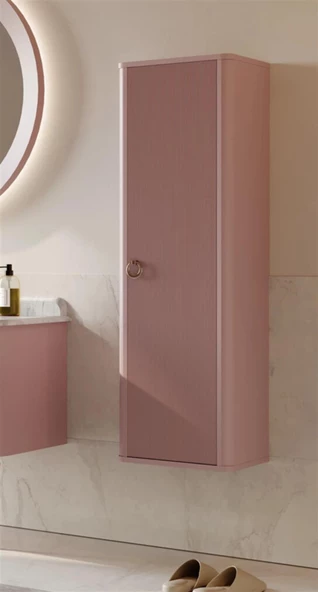 Orka Felice 43 cm Mat Pudra Banyo Boy Çamaşır Dolabı - 2