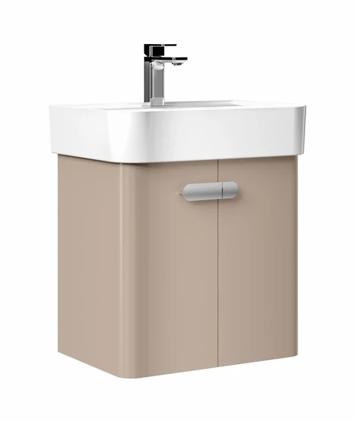 Orka Orbit 55 cm Cappucino Banyo Dolabı Alt Modül ve Lavabo - 2