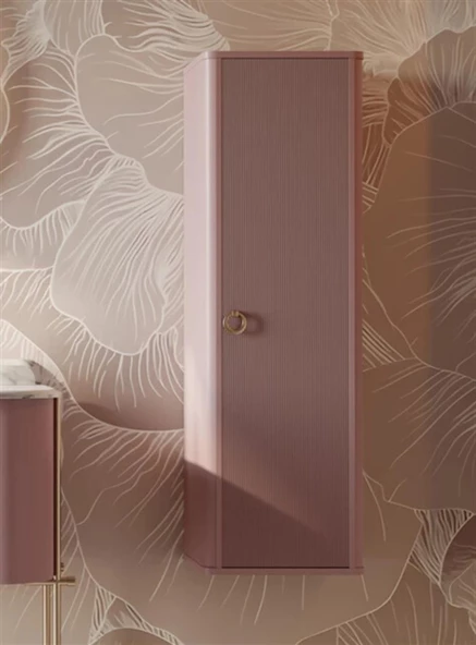 Orka Felice 43 cm Mat Pudra Banyo Boy Çamaşır Dolabı