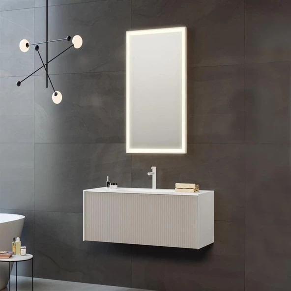 Orka Cube 80 cm Mat Vizon Banyo Dolabı Takımı
