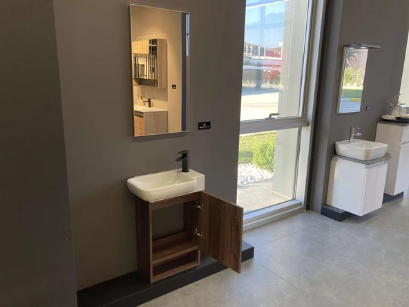 Orka Begonya 55 cm Navaro Banyo Dolabı Takımı - Resim 3