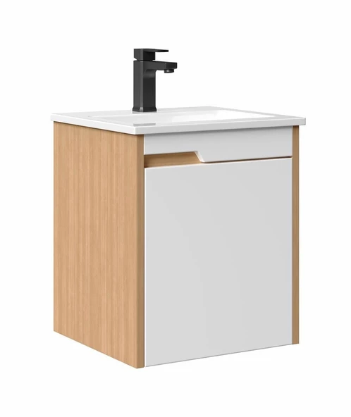 Orka Brick 45 cm Morgan Banyo Dolabı Takımı - Resim 2