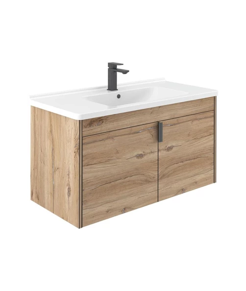 Orka Trio 100 cm Senza Kapaklı Banyo Dolabı Takımı