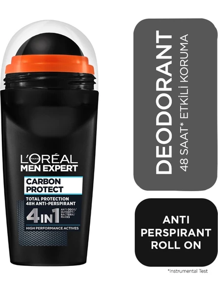 L'Oréal Paris Men Expert Carbon Protect Anti Perspirant Roll On 50Ml