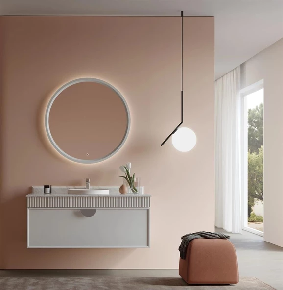 Orka Molino 122 cm Mat Kaşmir Lake Banyo Dolabı Takımı ürün görseli