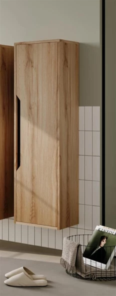 Orka Galia 40 cm Legnona Banyo Boy Çamaşır Dolabı - Resim 3