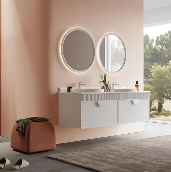 Orka Molino 160 cm Mat Kaşmir Lake Banyo Dolabı Takımı - 2