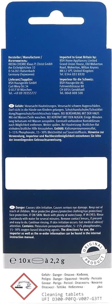 Tam Otomatik Kahve Makineleri İçin Temizleme Tabletleri Toplam 8 Kutu, tablet 10'lu - 2