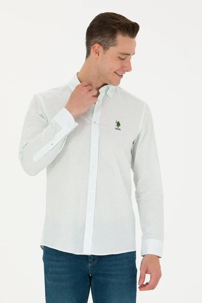 US POLO ASSN ERKEK DOKUMA GOMLEK G081GL004-000-1687227 - 10