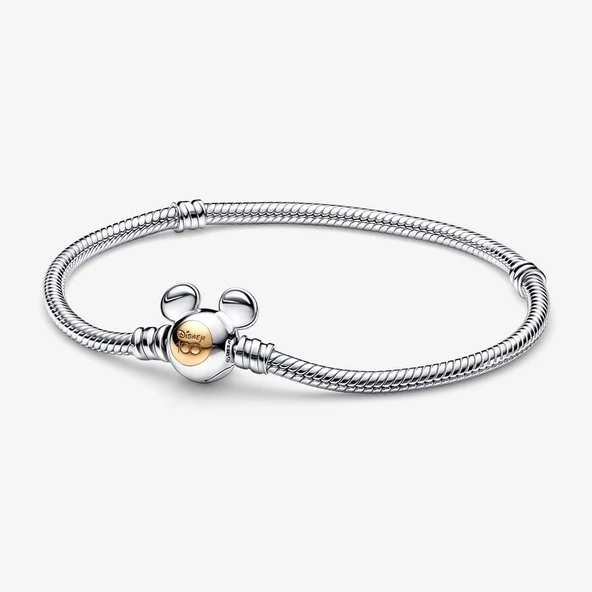 Pandora Disney 100. Yıl Dönümü Anları Yılan Zincir Bileklik 592514C00-15cm