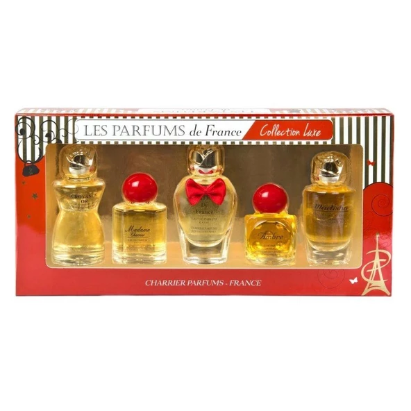 Charrier Parfums Les Parfums De France Collection Luxe EDP 5'li Kadın Parfüm Seti