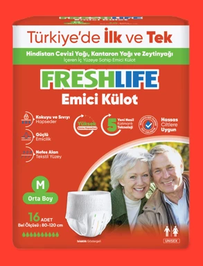 Freshlife Emici Külot Hasta Bezi M 16'lı