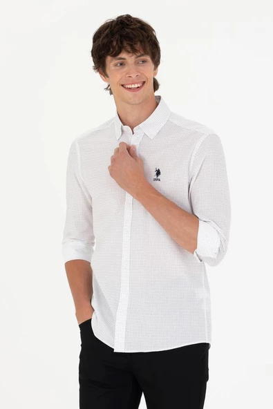 US POLO ASSN ERKEK DOKUMA GOMLEK G081GL004-000-1687227