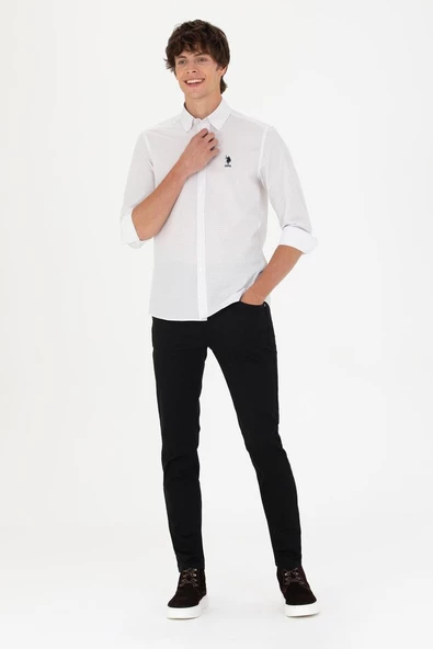 US POLO ASSN ERKEK DOKUMA GOMLEK G081GL004-000-1687227 - 4