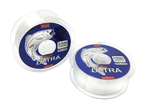 Asso Ultra Paralelling 100mt Monofilament Misina Beyaz - Resim 4