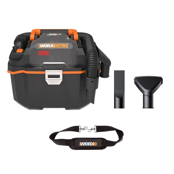 WORX WX031.9 20Volt 200W/16Kpa Li-ion Kömürsüz Flexi Esnek Hortumlu Islak/Kuru Süpürge & Üfleme (Akü Dahil Değildir)