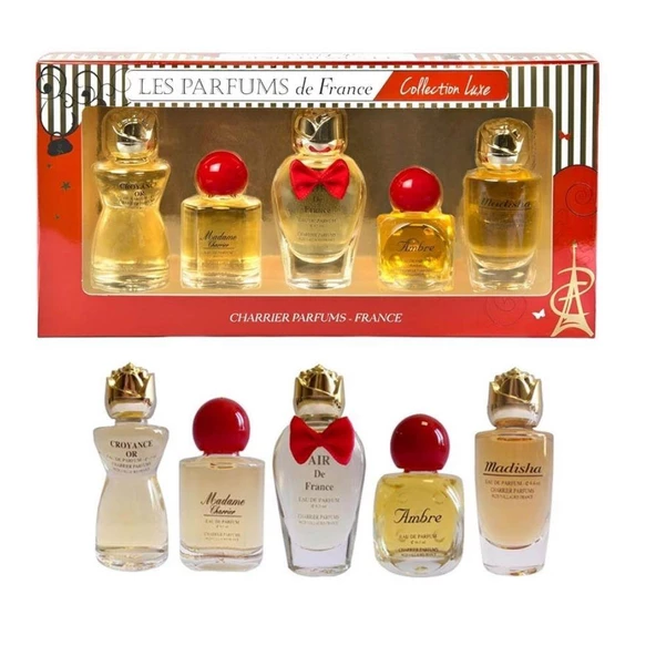 Charrier Parfums Les Parfums De France Collection Luxe EDP 5'li Kadın Parfüm Seti - 2