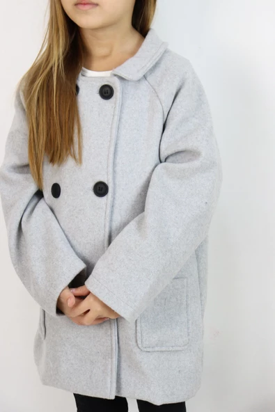 Reglan Kol Unisex Kaşe Kaban - 5