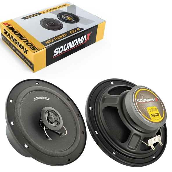 Soundmax SX-CX602 16 Cm Koaksiyel 200W Maksimum Güç Çift Fiyatıdır