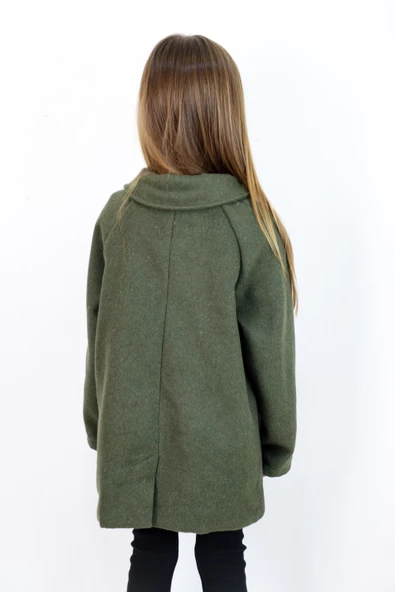 Reglan Kol Unisex Kaşe Kaban - 9