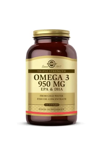 Solgar Omega-3 950 Mg 100 Kapsül