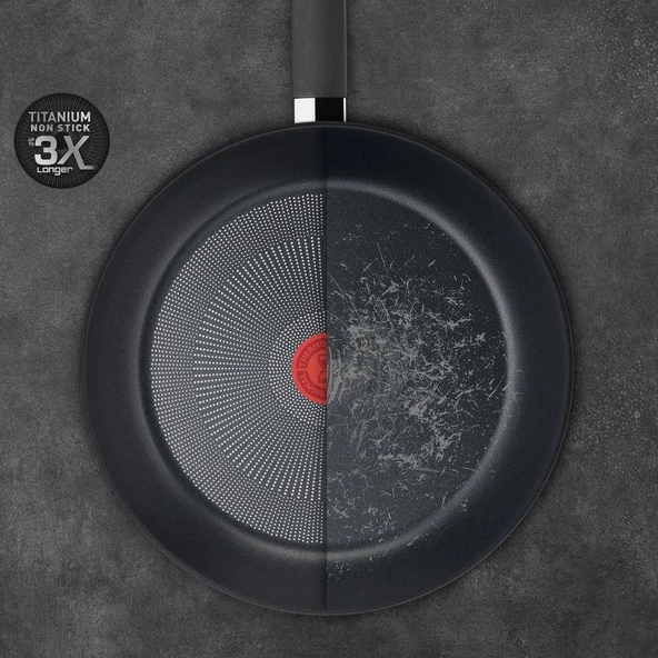 TEFAL TİTANYUM 3X FORCE TAVA 24 CM - 3