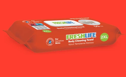 Freshlife Vücut Temizleme Havlusu 2XL 50'li