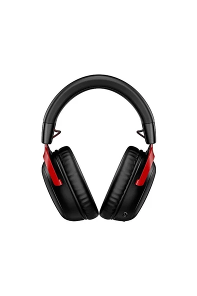 HyperX Cloud III 7.1 77Z46AA Siyah-Kırmızı Kablosuz Mikrofonlu Kulak Üstü Oyuncu Kulaklığı - TEŞHİR - Resim 2