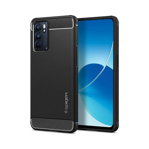 Oppo Reno6 5G Kılıf Rugged Armor Black - ACS04312