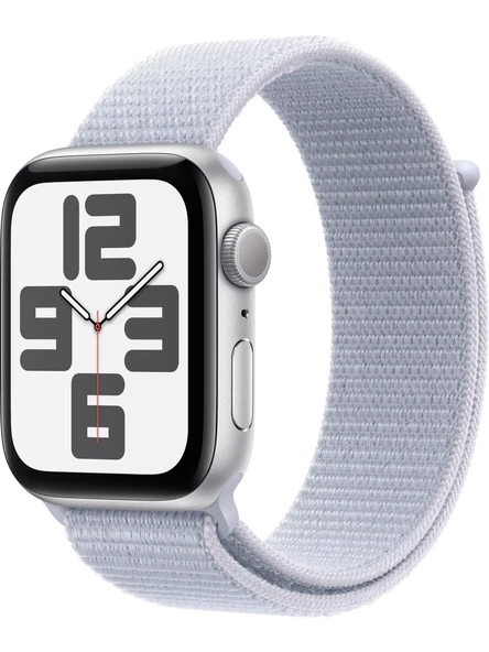 Apple Watch Se Gps 44MM Silver Aluminium Case With Blue Cloud Sport Loop - TEŞHİR