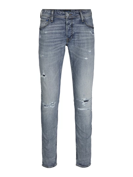 JACK JONES Glenn Model Dar Kesim Erkek Kot Pantolon 12268003 - 5