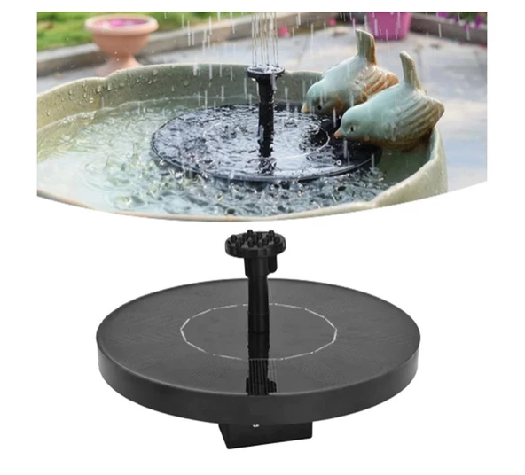 GMN-14842 Güneş Enerjili Dekoratif Havuz Fiskiyesi Su Pompalı Havuz Süsü - Havuz Çeşmesi 13cm - 2