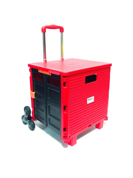 Germany Style Katlanabilir Taşıma Pazar Arabası Merdiven Çıkabilen Taşıma Arabası - 2