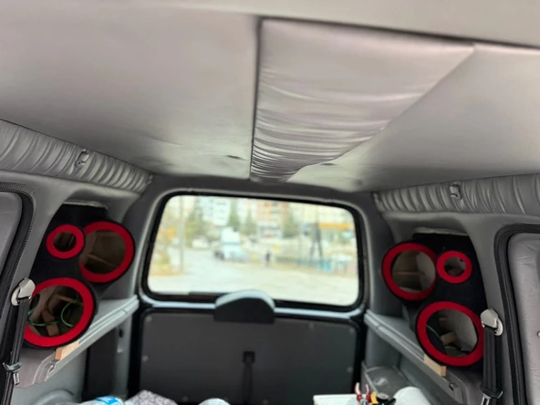 Volkswagen Caddy Kelebek Cam 2 Takım Kırmızı Halkalı Pandizot
