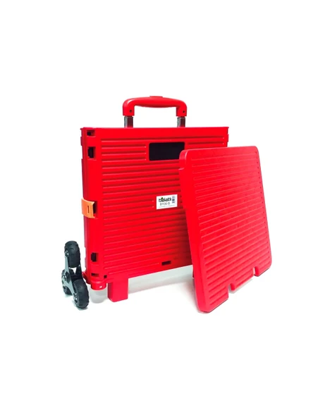 Germany Style Katlanabilir Taşıma Pazar Arabası Merdiven Çıkabilen Taşıma Arabası - 3