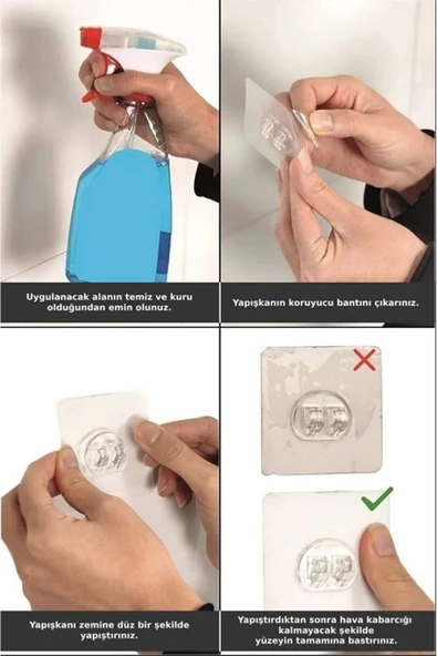Yapışkanlı 2 Katlı Banyo Rafı Duş Şampuanlık Duvar Düzenleyici Organizer - 3