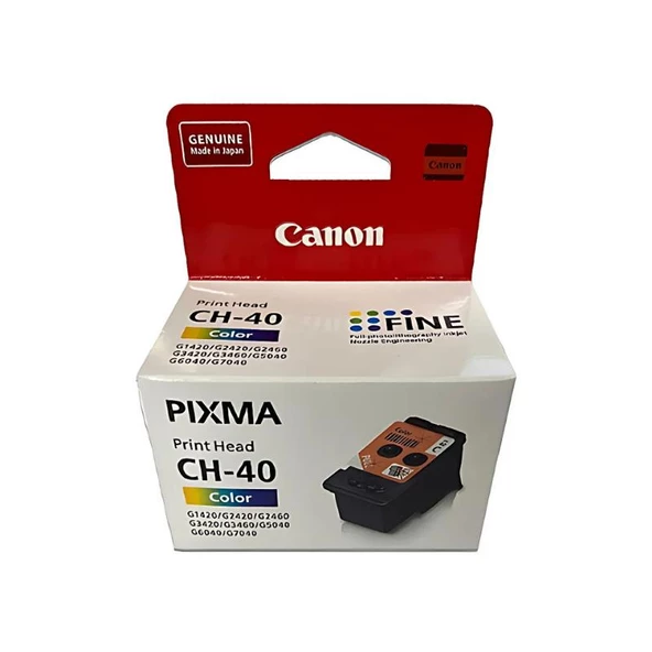 Canon CH-40 Renkli Orjinal Baskı Kafası G1420/2420/3420/5040/6040/7040