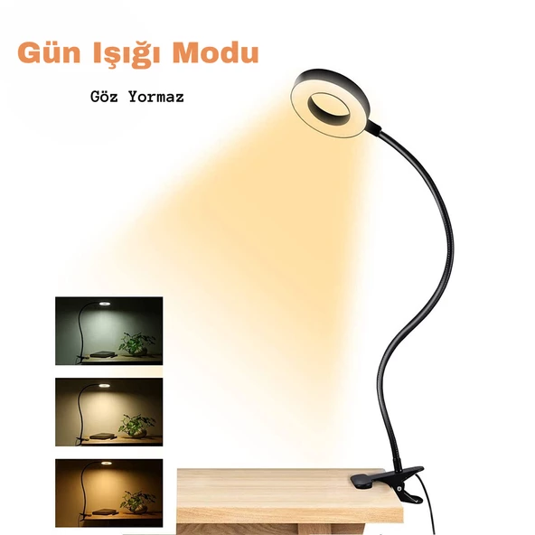 Monozone  Telefon Tutucu Güçlü Tablet Tutucu Oynar Başlı Akrobat Kıskaçlı Araçİçi Masa Ofis Ev Okuma - 7