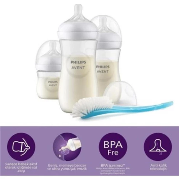 Philips Avent SCD837/12 Natural Response Yenidoğan Hediye Seti