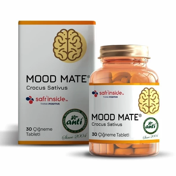 Mood Mate Safran Ekstresi İçeren 30 Çiğneme Tablet