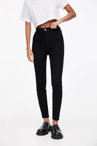 Pull & Bear Yüksek bel jegging - 2