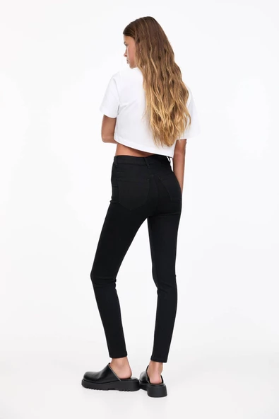 Pull & Bear Yüksek bel jegging - 3