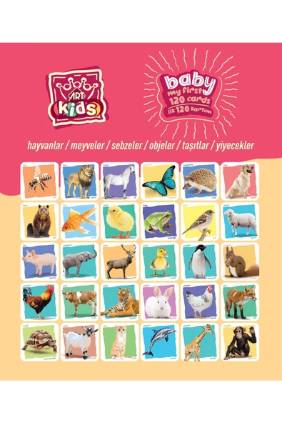 Art Kids Baby İlk Eğitici Kartlarım - 5