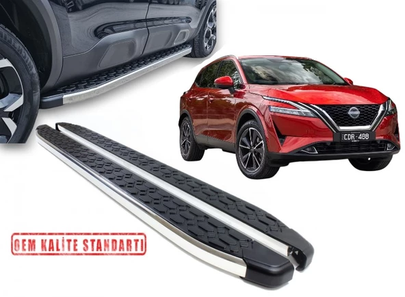 QASHQAİ 2021 2022 2023 2024 ARACA ÖZEL BLACKLİNE YAN BASAMAK