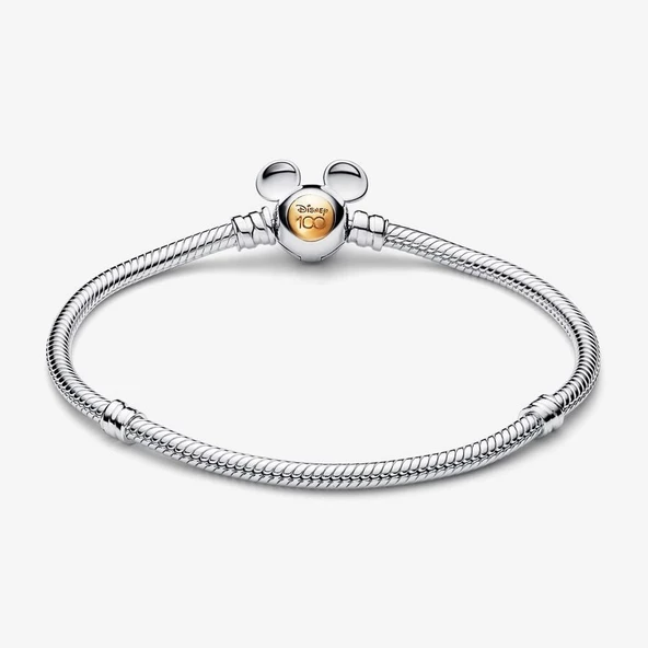 Pandora Disney 100. Yıl Dönümü Anları Yılan Zincir Bileklik 592514C00-20cm - 3