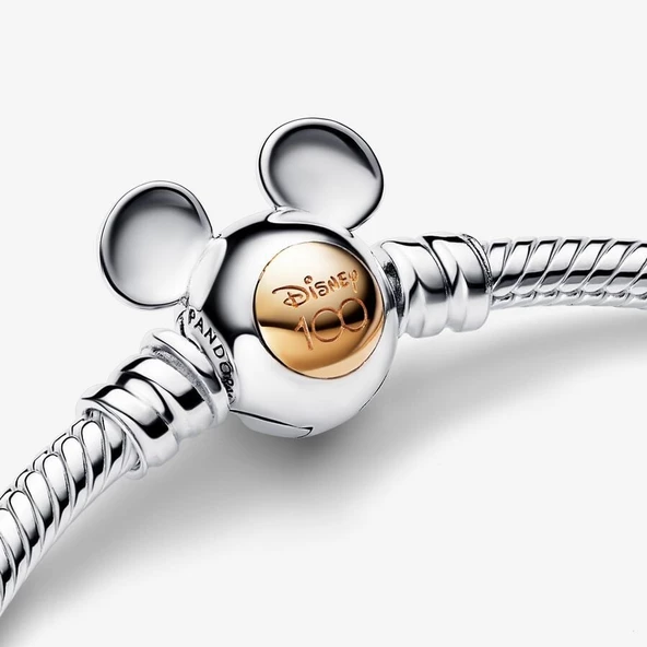 Pandora Disney 100. Yıl Dönümü Anları Yılan Zincir Bileklik 592514C00-20cm - 2