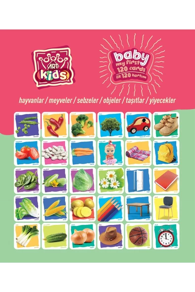 Art Kids Baby İlk Eğitici Kartlarım - 4