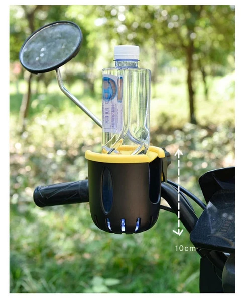 Monozone Bisiklet Bebek Arabası İçin Biberon Tutucu Bardak Şişe Tutucu Sağlam Plastik ABS Evrensel Dağ Bisikleti Motosiklet Su Şişesi Tutucu - 3