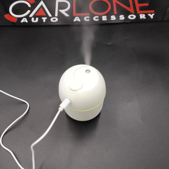 Mini Ortam Nemlendirici Araç İçi Ev Ofis Rgb Renkli Işıklı Buhar makinası - 4