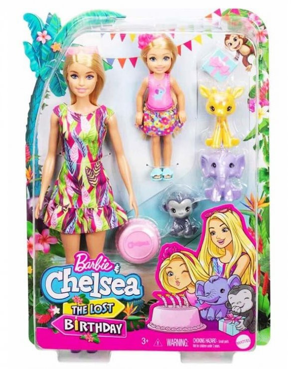 Barbie Chelsea Kayıp Doğum Günü Seti GTM82
